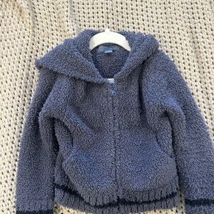 Barefoot Dreams Charcoal Kids Hooded Puffer